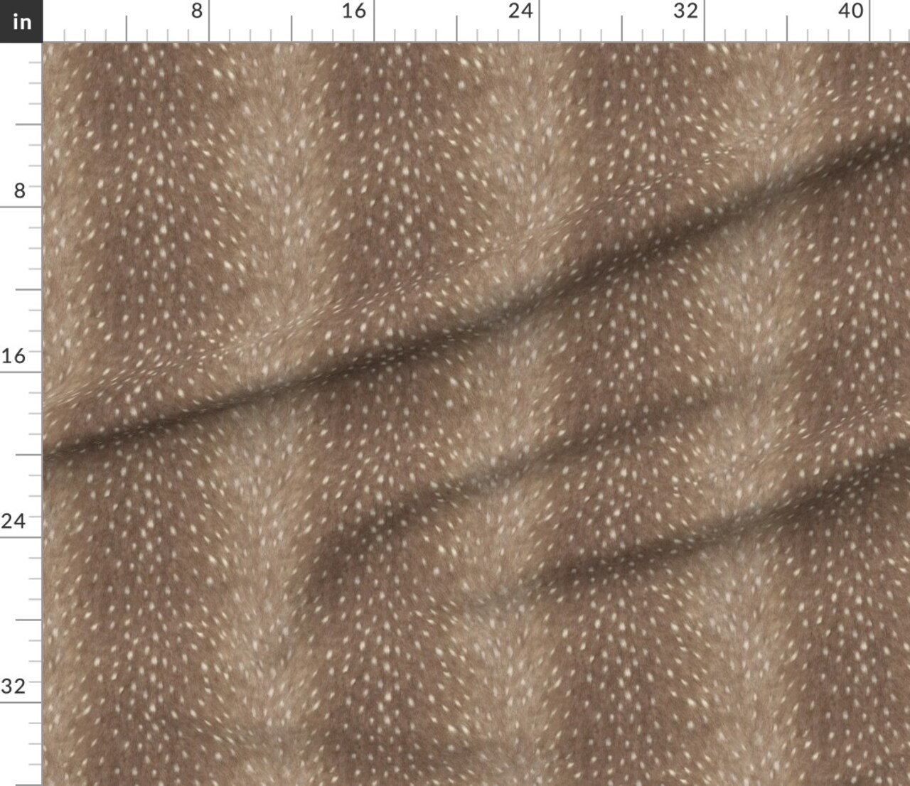 Various Fabrics by the Yard or Fat Quarter Deer Spots Fawn Animal Print Woodland Earth Tone Faux Hide Custom Printed Fabric by Spoonflower